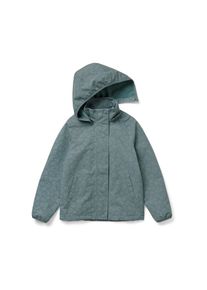 Tchibo - Kinder-Thermo-Regenjacke mit reflektierenden Elementen - Gr. 158/164 - silber/print