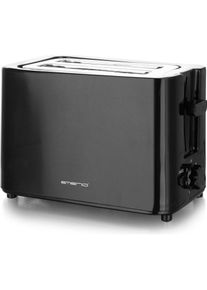Emerio Br&ouml;drost 2 skivors 700Watt Sva, Toaster, Schwarz