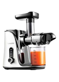 Amzchef GM3001-WT slow speed juicer (white), Entsafter, Weiss