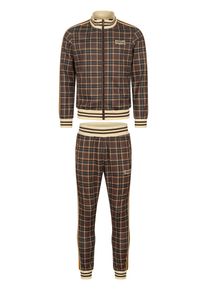 Lonsdale Tr&eacute;ningov&yacute; komplet 'Hedley' Muži svetlohned&aacute; / tmavohned&aacute; / žlt&aacute; / čierna L