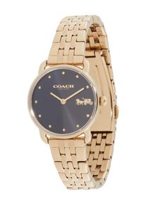 Coach Kvinnor Analog klocka 'Elliot' guld / svart Storlek One Size
