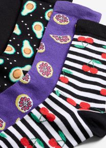 bonprix Női Zokni bio-pamuttal (6 p&aacute;r), fekete, 43-46