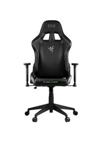 Razer Gaming-Stuhl &raquo;Tarok Essentials by Zen, PU Kunstleder&laquo; () 3D-Armlehnen, Lendenkissen und Kopfkissen, bis 130kg, Schwarz