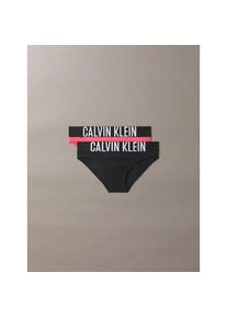 Calvin Klein Underwear Brasilslip &raquo;2PK BIKINI&laquo; Packung, 2er-Pack, 2 Stk. mit Logobund schwarz, Gr&ouml;&szlig;e 164/170