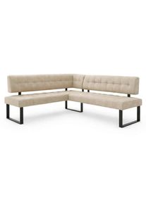 Home Affaire Eckbank &raquo;Mia K&uuml;chenbank, Polsterbank, Esszimmerbank, 207x167 cm&laquo; Moderne Bank und Farben, Sitzplatzanzahl: 5, Frei in Raum stellbar