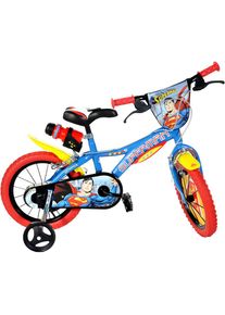 DINO BIKES Kinderfahrrad &raquo;Superman 14" Kinderfahrrad 3-6 Jahre&laquo; 1 Gang ohne Schaltung
