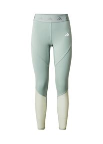 adidas Performance Sportbyxa 'Hyperglam' honung / pastellgr&ouml;n / vit Storlek XL