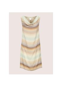 Madeleine Mode MADELEINE Sommerkleid &raquo;Satinkleid Viskosekleid mit Aquarell-Print&laquo; Flie&szlig;endes Farbspiel wei&szlig;, Gr&ouml;&szlig;e 42