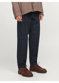 Jack & Jones Jack & Jones M&auml;n Veckad byxa svart Storlek 42