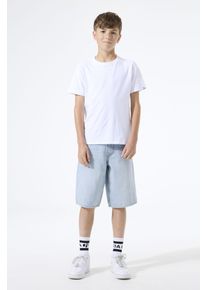 Jeansbermudas Garcia "Jayson Short", Jungen, Gr. 128, N-Gr, bleached, Denim/Jeans, Obermaterial: 100% Baumwolle, unifarben, normal knielang, Jeans Jeansbermudas, mit weitem Bein, for Boys