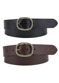Levi's Lederg&uuml;rtel LEVI'S "ARLETHE G&Uuml;RTEL", Damen, Gr. 90, braun (braun, schwarz), Leder, unifarben, Basic, G&uuml;rtel Lederg&uuml;rtel, ARLETHA REVERSIBLE BELT