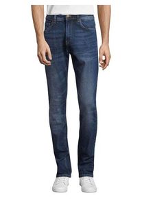 5-Pocket-Jeans Tom Tailor "Josh", Herren, Gr. 34, L&auml;nge 30, grau (mid stone), Denim/Jeans, Obermaterial: 98% Baumwolle, 2% Elasthan, slim fit lang, Jeans 5-Pocket-Jeans, in Used-Waschung