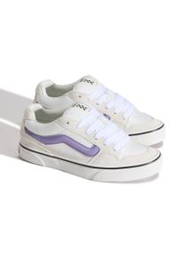 Sneaker Vans "Caldrone", Damen, Gr. 40, lila (blanc de blanc, lila), Leder, Schuhe Sneaker