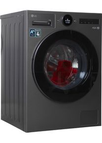 LG Waschmaschine "F4WX801YB", Energieeffizienz: A, schwarz, B:60cm H:89cm T:56,5cm, Waschmaschinen, digitales Touchdisplay, Waschmaschine