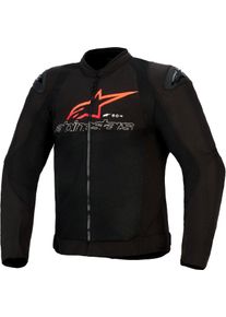 Alpinestars SMX AIR, textile jacket , color: Black/Light Red/White , size: M