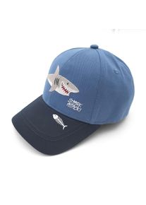 Baseball Cap MaxiMo, Jungen, Gr. 49/51, blau (denim), Canvas, Obermaterial: 100% Baumwolle, Caps Baseball Cap, individuell Gr&ouml;&szlig;enverstellbar