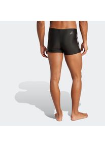 Badehose adidas Performance "BIG BARS BOXER", Herren, Gr. 8 (L), N-Gr, schwarz, Obermaterial: 78% Polyamid, 22% Elasthan, Badehosen Badehose