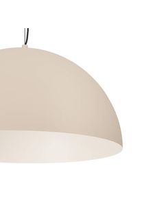Eglo H&auml;ngeleuchte "GAETANO 1", schwarz (sandfarben, creme), 1, &Oslash; 53cm H: 150cm, 1 Stk., Leuchten, Pendelleuchte, Metall, E27 Fassung, &Oslash; 53,5 cm, H&auml;ngeleuchte