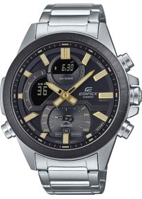 Smartwatch CASIO EDIFICE "ECB-30D-2AEF", silber (goldfarben, edelstahlfarben), Smartwatches, ohne eSIM, Smartwatch, Armbanduhr, Herrenuhr, Edelstahlarmband, Bluetooth,bis 10 bar wasserd.