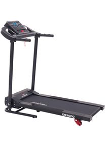 Laufband Christopeit Sport "CS 3000", schwarz, Laufb&auml;nderB:62cm H:117cm L:123cm, Laufband, bis max. 8 km/h, klappbar, 120 kg max. Benutzergewicht, B:62cm H:117cm L:123cm