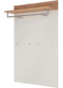 Garderobenpaneel Germania "Topix", wei&szlig; (wei&szlig;, eichefarben), B:96cm H:147cm T:29cm, Holzwerkstoff, Garderobenpaneele, Garderobenpaneel
