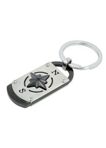 Adelia&acute;s Kettenanh&auml;nger ADELIA&acute;S "Unisex Anh&auml;nger &iquest; Schl&uuml;sselanh&auml;nger aus Edelstahl", schwarz, Schmuckanh&auml;nger, Damen, Edelstahl, Kettenanh&auml;nger