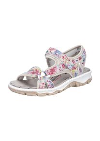 Rieker Kvinnor Trekkingsandal beige / ljusgr&aring; / rosa / vit Storlek 37