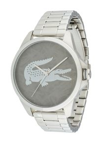 Lacoste M&auml;n Analog klocka 'LE CROC' m&ouml;rkgr&aring; / silver Storlek One Size