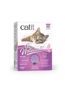 CATIT - Pea Husk Pellet Clumping Cat Litter - Lavender - 5.6 kg