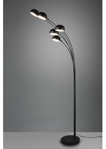 REALITY Dito Golvlampa, Golvlampa Svart, 5-ljusk&auml;llor