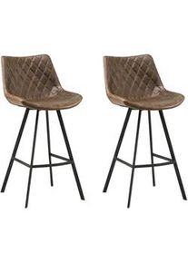 Barhocker-Set Bowie 2er-Set ca. 58x102 cm Taupe