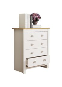 Vcm, Kommode &raquo;Kommode Sideboard Schublade Balusa XL&laquo; 1 Stk. tlg., Wei&szlig;,