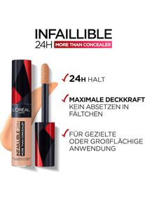 L'Or&eacute;al L'OR&Eacute;AL PARIS, Damen, Concealer &raquo;INFAILLIBLE 24h MORE THAN CONCEALER&laquo; hohe Deckkraft, Allesk&ouml;nner: Abdecken, Auffrischen, Konturieren, 322 Ivory, 
