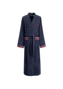 Bruno Banani, Herren, Herrenbademantel &raquo;Roy, ideal f&uuml;r Sauna & Spa, Standardl&auml;nge & &Uuml;berl&auml;nge&laquo; 1 Stk. farblich abgesetzten Streifen, Bademantel, S-3XL