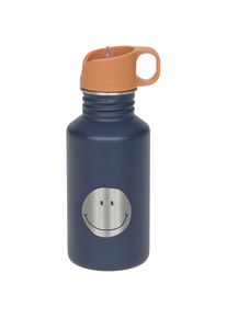 L&auml;ssig L&Auml;SSIG, Unisex, Trinkflasche &raquo;Little Gang, Smile, navy&laquo; inkl. Sportverschluss, navy, 500 ml, Edelstahl-Trinkflasche &raquo;Little Gang, Smile, navy&laquo;