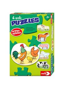 Noris, Puzzle &raquo;6 erste Puzzles - Bauernhoftiere&laquo;, bunt, Papier, Pappe,