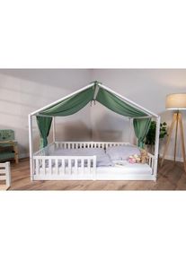 tiSsi , Salbeigr&uuml;n , Textil , 90x200 cm , Kinder- & Jugendzimmer, Kinderbetten, Kinderbett-Zubeh&ouml;r