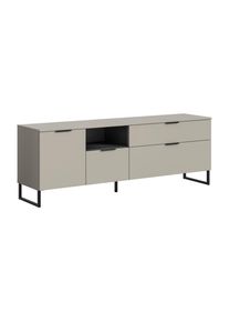 Livetastic , Kaschmir , Holzwerkstoff , 2 F&auml;cher , 1 Schublade(n) Schubladen , 185x64x41 cm , FSC MIX , stehend , Wohnzimmer, TV-M&ouml;bel, TV- & Lowboards