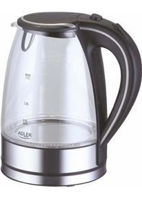 ADLER Wasserkocher AD 1225 - Glass - 2000 W