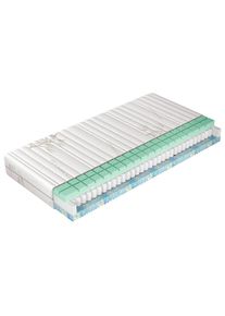 M&Ouml;BELIX M&ouml;belix , Textil , H2 , 140x200 cm , Bezug abnehmbar/waschbar, Ober- und Unterseite versteppt, wendbar, optimale Bel&uuml;ftung, Bezug antimikrobiell beschichtet, Massagewirkung, orthop&auml;dische Matratze , Schlafzimmer, Matratzen, Wendematratzen