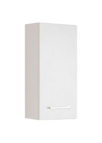 Held , Wei&szlig; , Holzwerkstoff , 2 F&auml;cher , einzeln stellbar , 30x64x20 cm , h&auml;ngend , Badezimmer, Badezimmerm&ouml;bel, Badezimmerschr&auml;nke, H&auml;ngeschr&auml;nke Bad