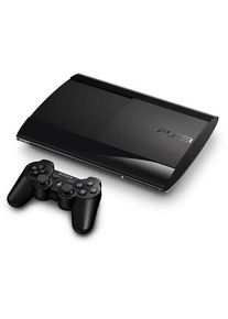 Sony PlayStation 3 Super Slim (PS3 Super Slim) | 12 GB | DualShock Wireless Controller | schwarz