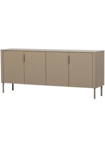 Livetastic , Schlammfarben , Holz , Kiefer , 2 F&auml;cher , 201x85x44 cm , stehend , Kleinm&ouml;bel, Kommoden, Sideboards