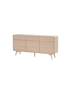 Livetastic , Eichefarben , Holzwerkstoff , Eiche , 3 F&auml;cher , 3 Schublade(n) Schubladen , 180x84x39 cm , Typenauswahl, stehend , Kleinm&ouml;bel, Kommoden, Sideboards