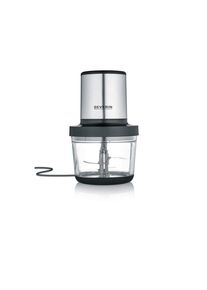 Severin , Schwarz, Edelstahlfarben , Metall, Kunststoff , 1000 ml , 15.5x24.7x15.5 cm , verschiedene Messereins&auml;tze, Sicherheitsverriegelung , K&uuml;che, K&uuml;chenelektroger&auml;te, Elektrische K&uuml;chenhelfer, Zerkleinerer