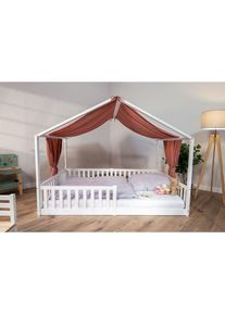 tiSsi , Mokka , Textil , 200x120-140 cm , Kinder- & Jugendzimmer, Kinderbetten, Kinderbett-Zubeh&ouml;r