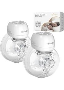 Kissbobo Elektrische Doppelmilchpumpe | wei&szlig;