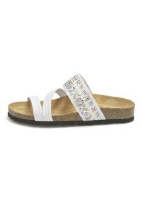 Lascana Dames slippers in wit ,maat 41, Witt, 50% Kunststof, 50% Textiel