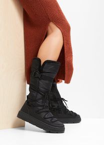 bonprix Trekking-Boots, schwarz, Gr.38, Komfort Trekking Boot f&uuml;r den Winter, aus Vegan