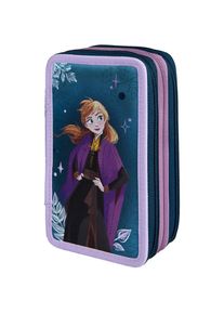 Scooli Federm&auml;ppchen &raquo;Tripledecker, Frozen&laquo; bef&uuml;llt, inkl. Geodreieck